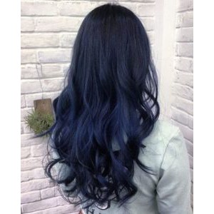 Warna rambut blue black