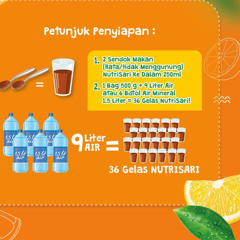 

>D2289) ⭐⭐⭐⭐⭐ NutriSari Lemon Tea Powder Drink Refill 500 gram - Teh Rasa Buah Lemon dengan Vitamin C & Vitamin D termurah se indonesia