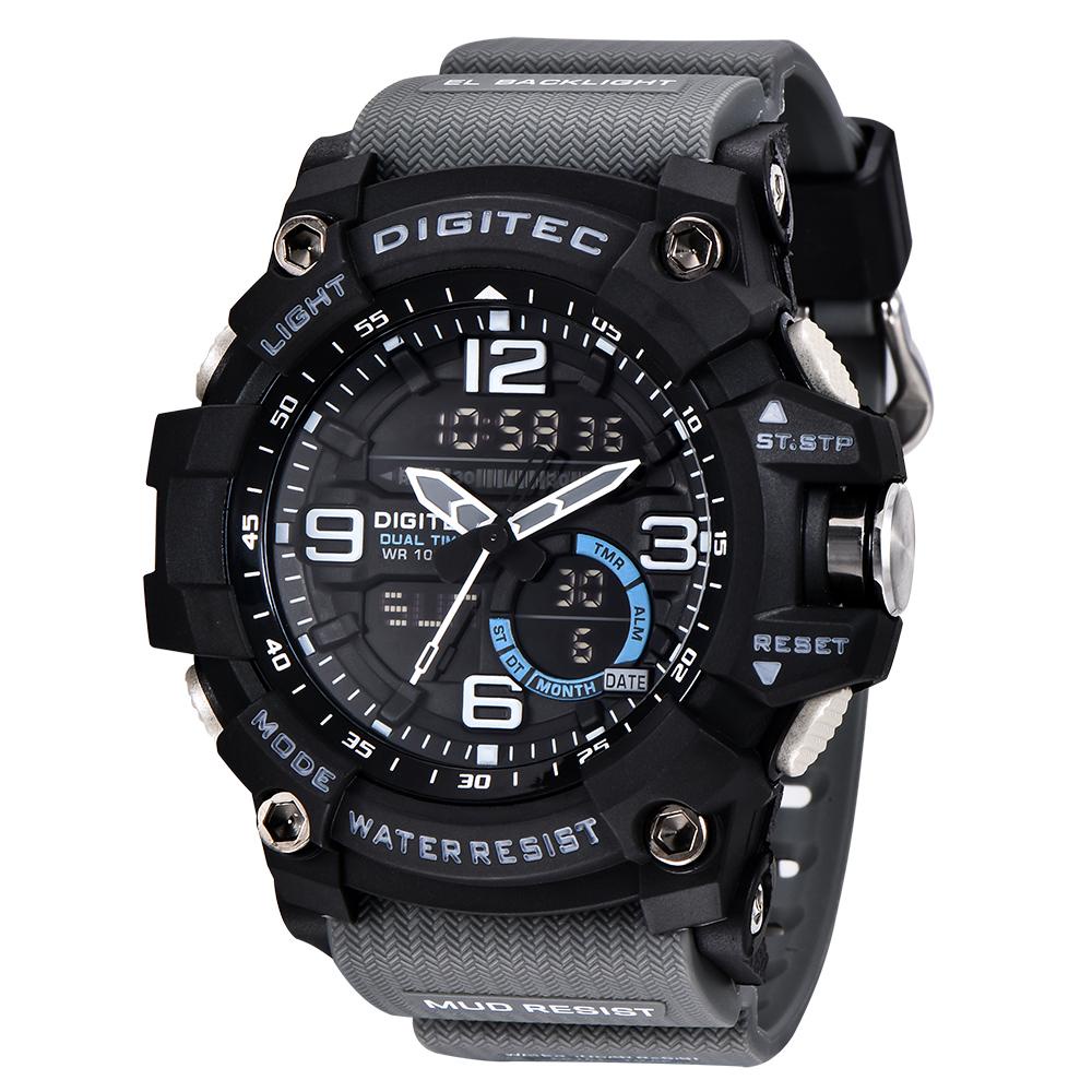 JAM TANGAN PRIA SPORT DIGITEC DUAL TIME DA 2102T/DIGITEC DA-2102T/JAM TANGAN PRIA SPORT DIGITEC TERBARU/