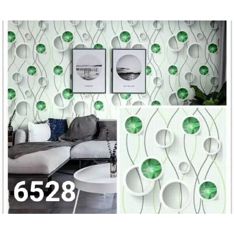 Wallsticker/wallpaper sticker/wallpaper/wallsticker murah/sticker 3D/wall sticker 3D/sticker dinding-3d new hijau
