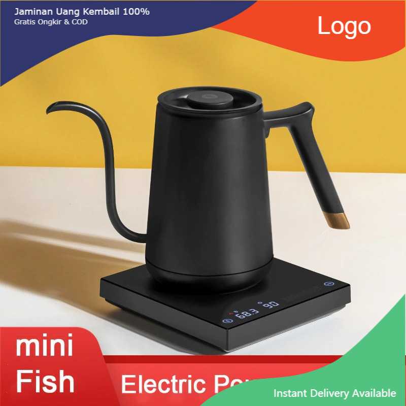 TIMEMORE Teko Pemanas Air Kettle 600ml Heater Base 1000W - TM600ML