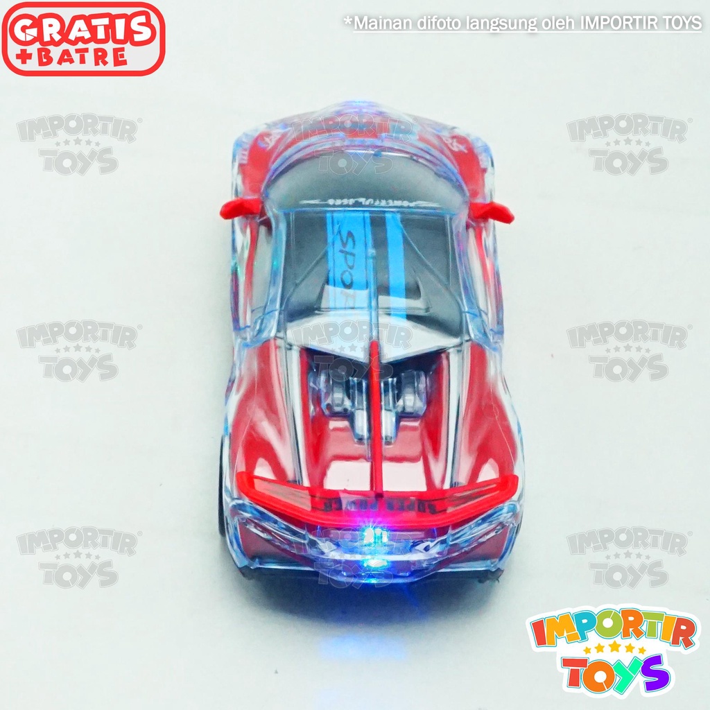 Mobil Polisi Sport Bisa Menyala Bermusik Dan Bergerak Free Baterai kualitas Import