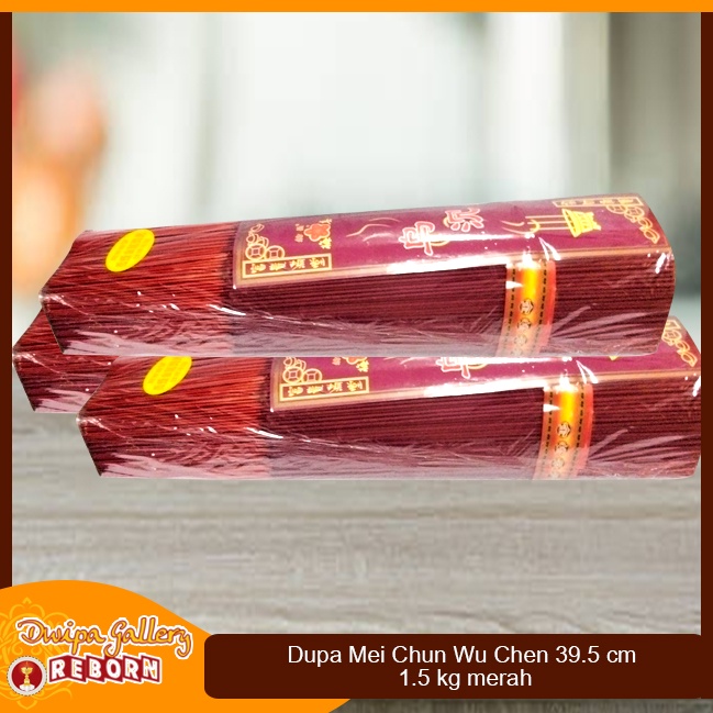 Dupa/hio Wangi Harum Mei Chun Wu Chen 39.5 cm 1.5 kg merah