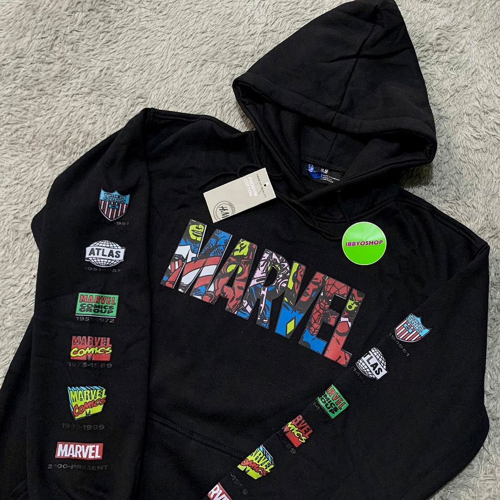 SWEATER HOODIE MARVEL BY H&amp;M PREMIUM FULLTAG &amp; LABEL