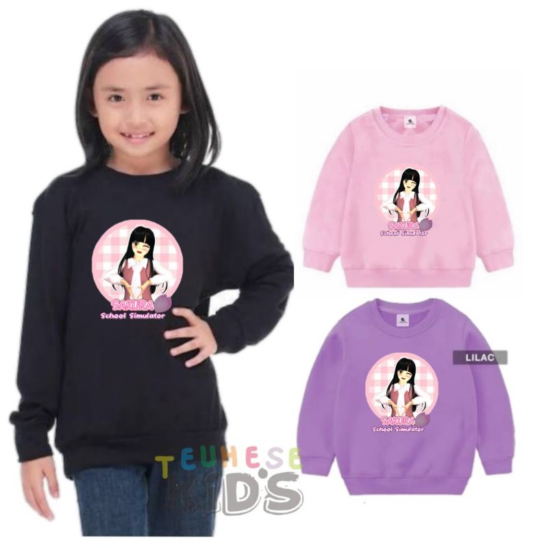 jaket cerwnek sakura school simulator /Hoodie/sakura bahan tebal