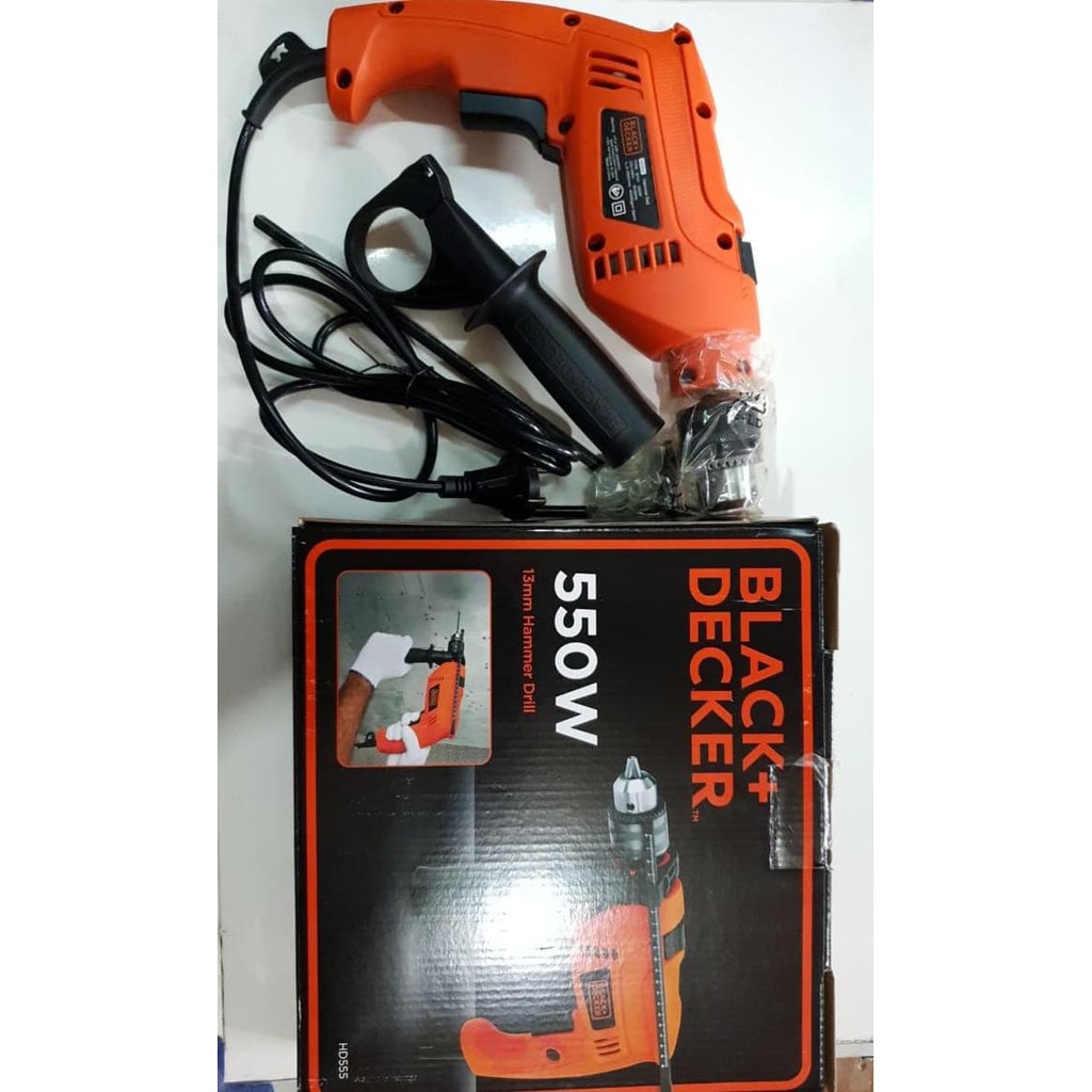 BLACK DECKER POLOS Bor Tembok 13 MmHammer Drill Mesin