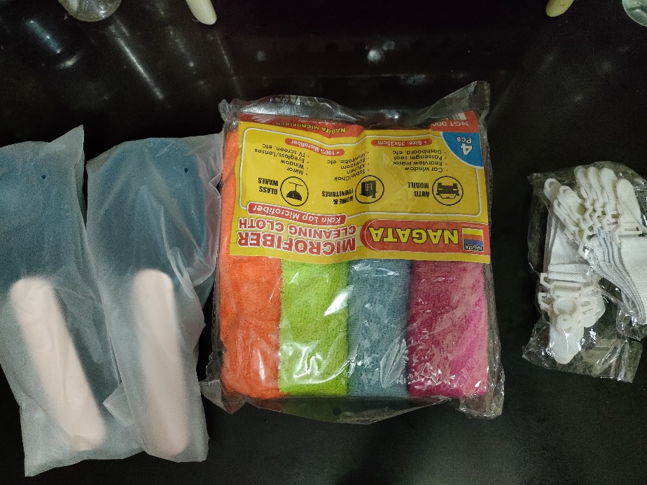 Kain Lap Microfiber Nagata (isi 4) / Daya Serap Sangat Bagus Dan Awet- Produk Original