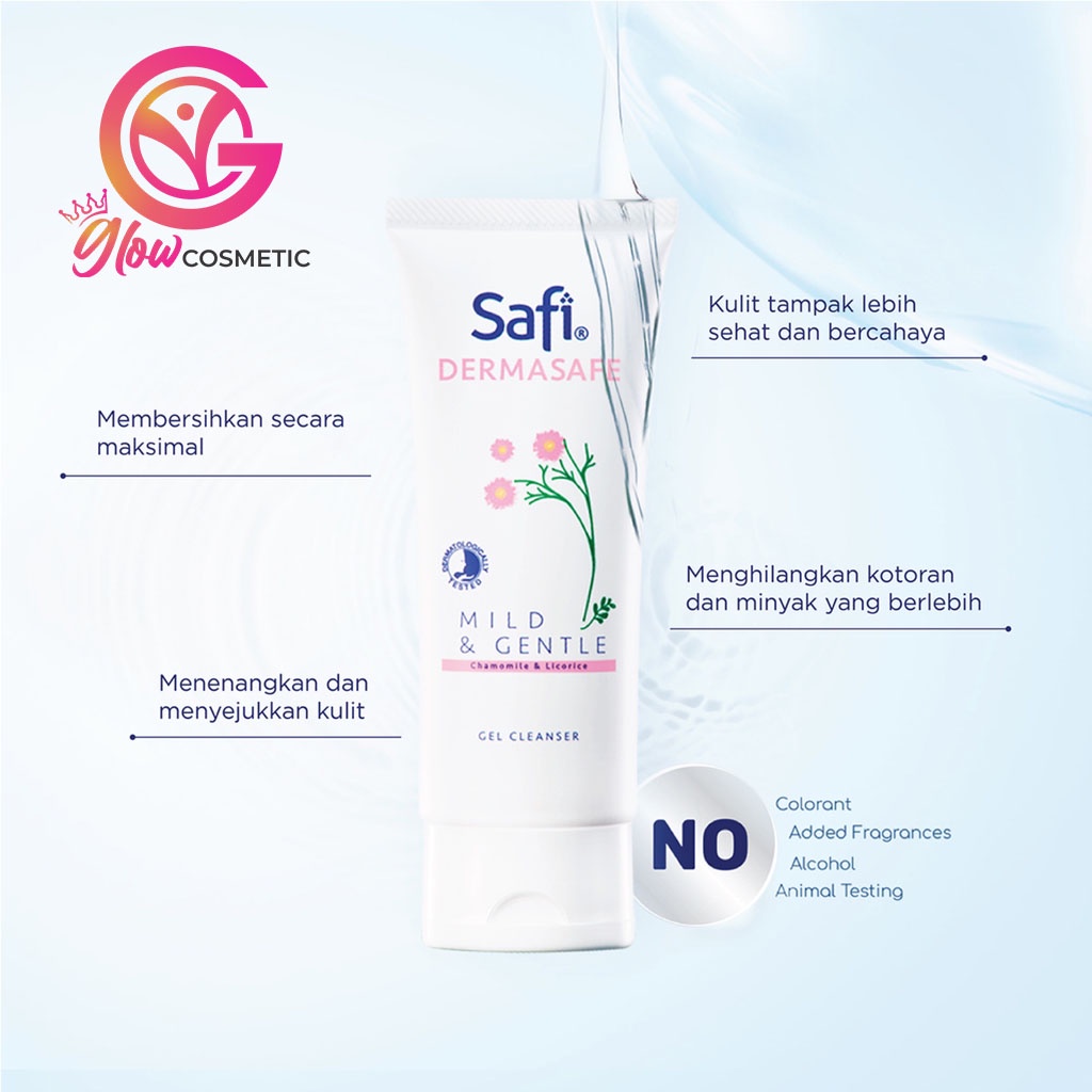 SAFI DERMASAFE MILD &amp; GENTLE CHAMOMILE &amp; LICORICE GEL CLEANSER 100GR/N0014037