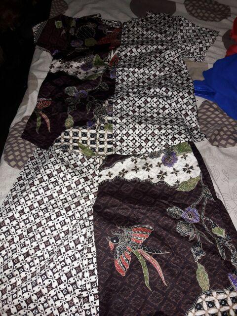 Setelan (atasan Dan Celana) Batik Murah Kode 489/346bbr