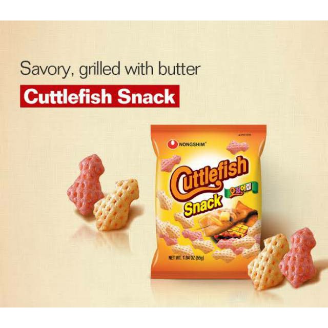 

Nongshim Cuttlefish Snack / Makanan ringan rasa cumi-cumi 55gr