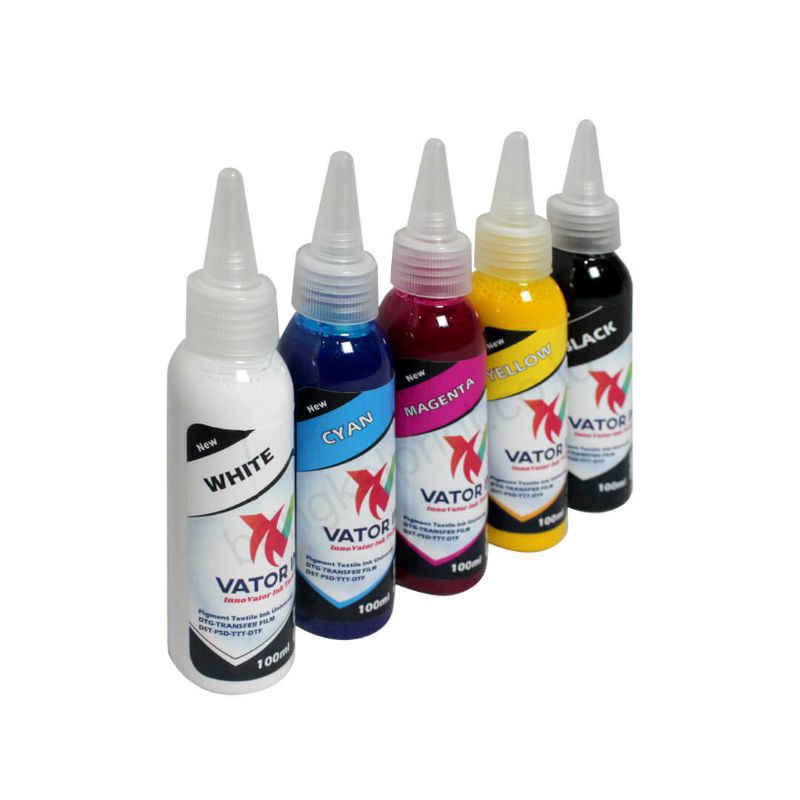 

Tinta vator Universal cmyk dan white 100ml