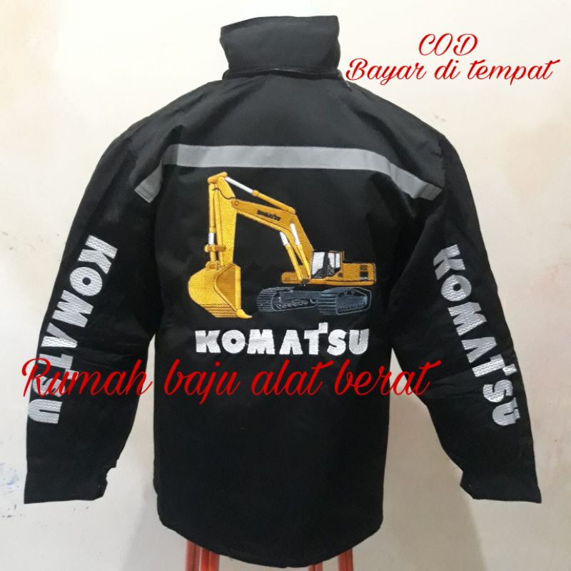 Jaket Komatsu beco / jaket Komatsu excavator / jaket alat berat