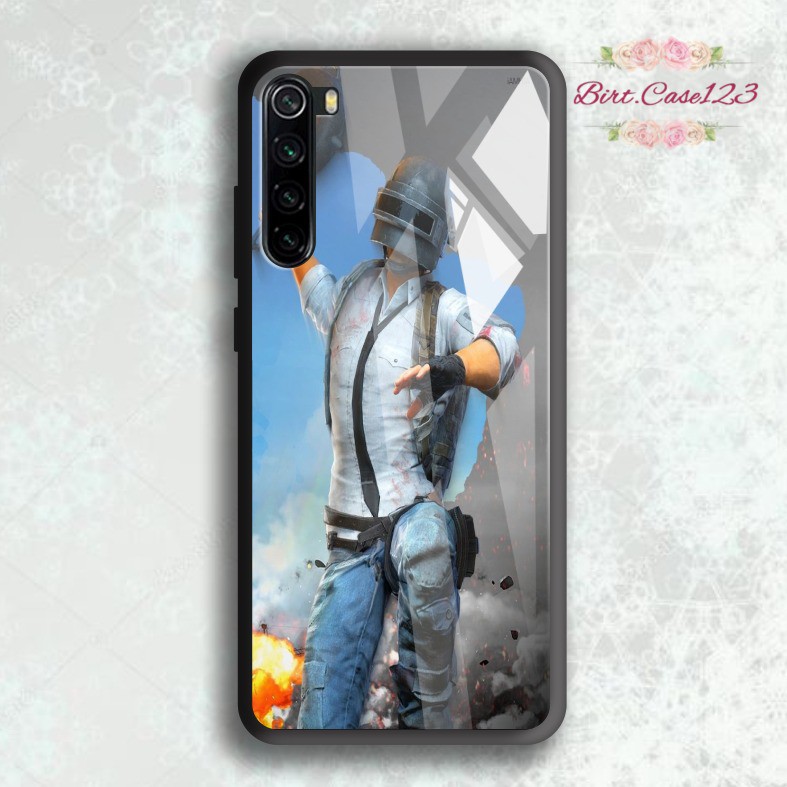 back case glass PUBG Oppo A3s A1k A5 A9 2020 A7 F9 A5s A31 A52 A53 A92 A37 A57 A59 A71 A83 BC4066