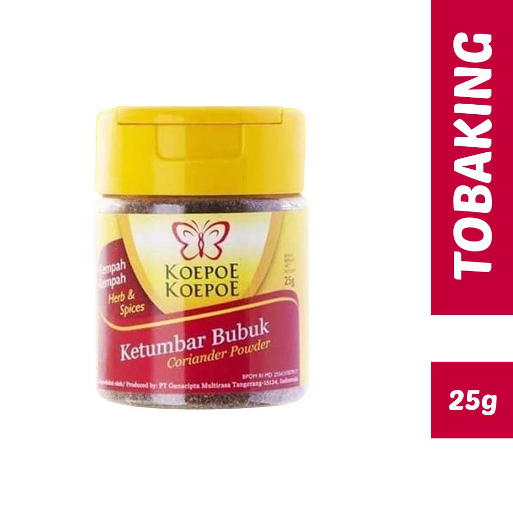 

Ketumbar Bubuk Coriander Koepoe Kupu 25 gr