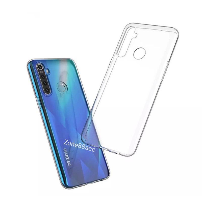 Realme 5 5i 5S C3 Softcase Silicon Ultrathin Clear Case TPU Casing Bening Cover