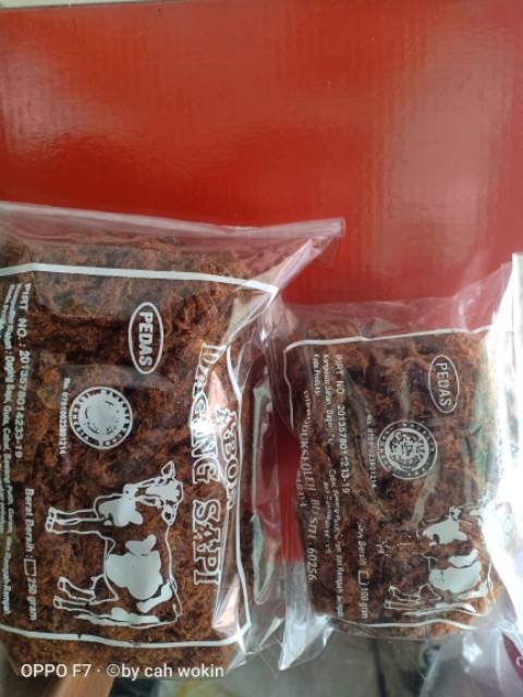 Abon Daging Sapi 250 gr /100 Gr Surabaya bu Siti