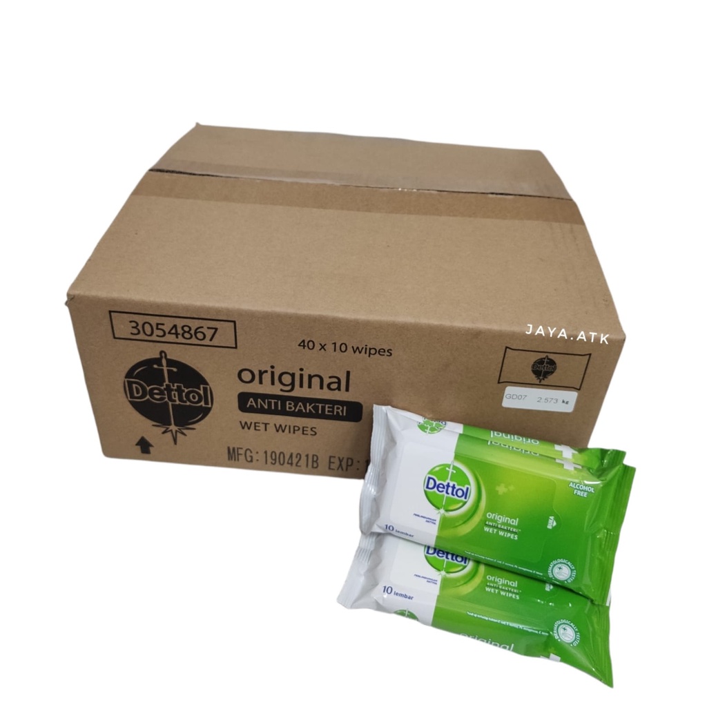 TISU BASAH DETTOL 10 LEMBAR ORIGINAL SENSITIVE UNGU TISSUE WET WIPES ANTI BAKTERI DETOL