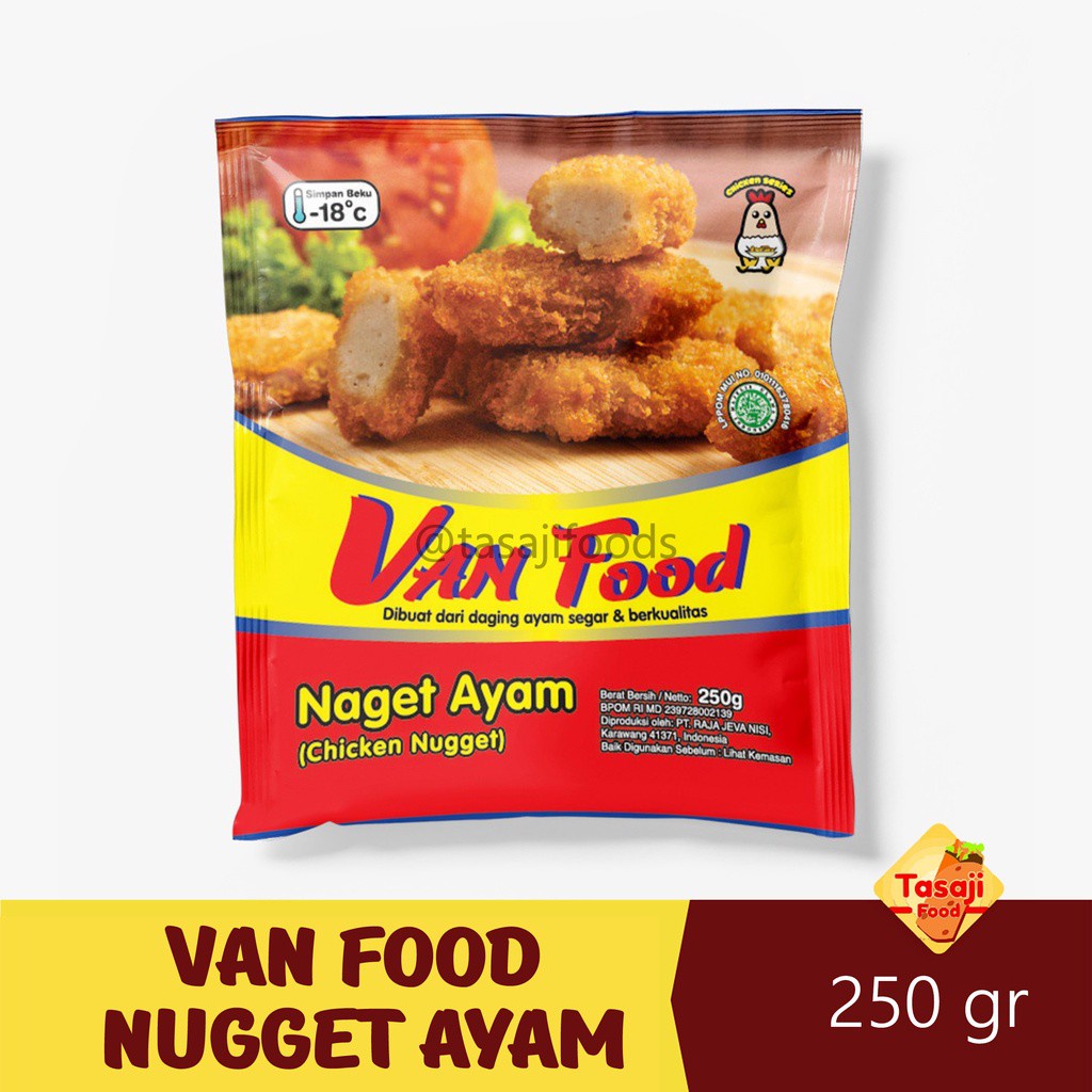 Van Food Nugget Ayam 250 Gram