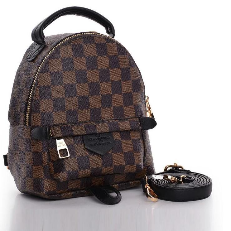 Muraaaahh.. REAL PICT  ASLI IMPORT ransel lv mini PREMIUM backpack nagita tas wanita tas punggung im