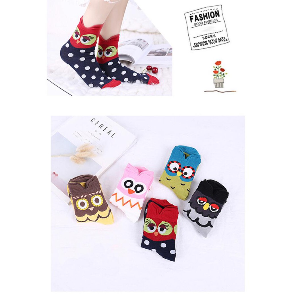 Kaos Kaki Socks Wanita Karakter Motif Cute Lucu Unik Import SHC15