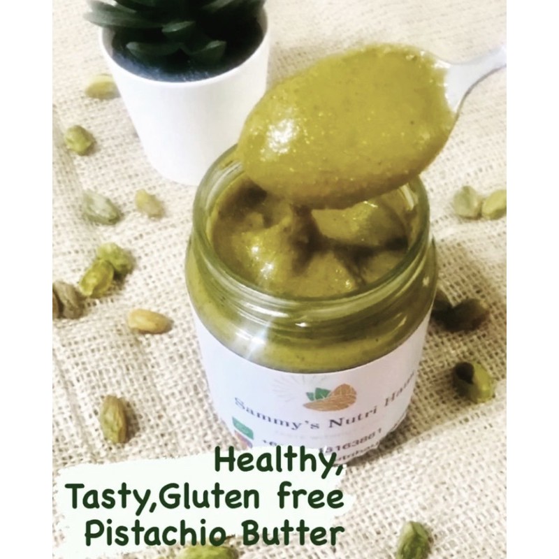 

100% Pure USA Pistachio Butter (Selai Pistachio 100% pure)250g/Pistachio Kunafa Spread 250gm