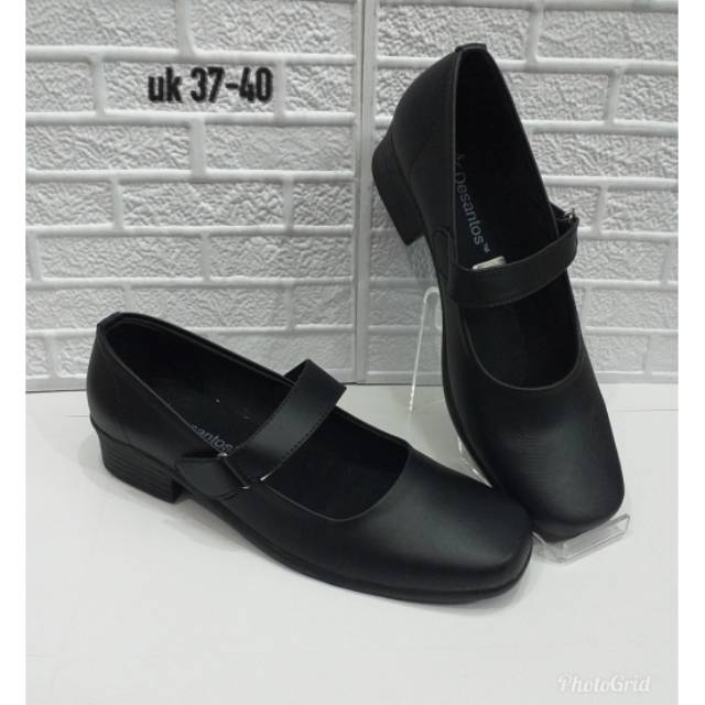 Desantos/sepatu pantofel wanita/sepatu flat polos/sepatu perawat