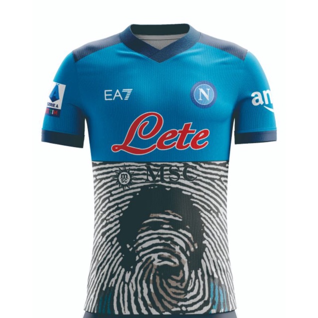 Jersey Napoli 2022 tributo maradona