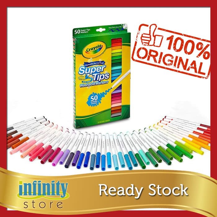 

Crayola Super Tips 50 count - supertips original USA