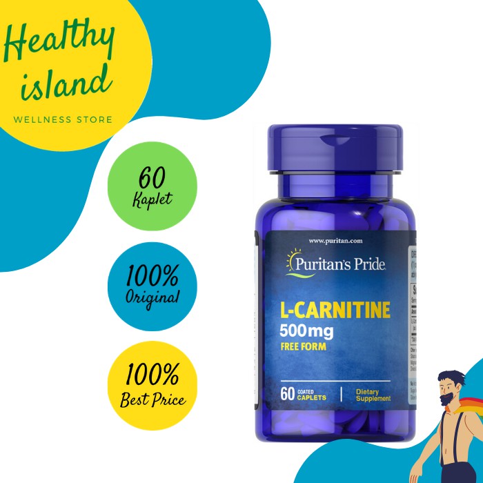 Puritan's Pride L-Carnitine 500 Mg - 60 Kaplet