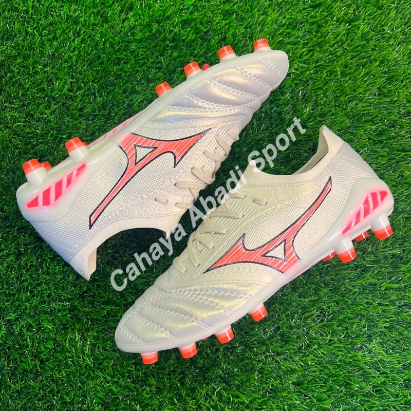 BIG PROMO BIG PROMO ( BISA COD ) SEPATU BOLA MIZUNO MORELIA NEO BETA 3 WHITE SOLAR PINK FG