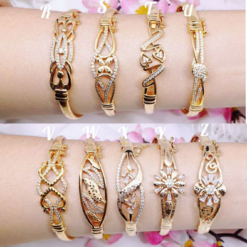 New Gelang bangle korea simple terbaru permata zircon GBX-02