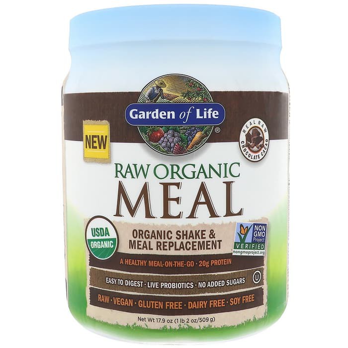 

Garden Of Life Raw Organic Meal Replacement Chocolate Cacao 509gr / Superfood / Superfoods Powder