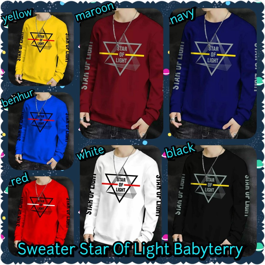 Sweater Versace Man Dan Sweater Star Of Light Babyterry Dan HOPE MAN