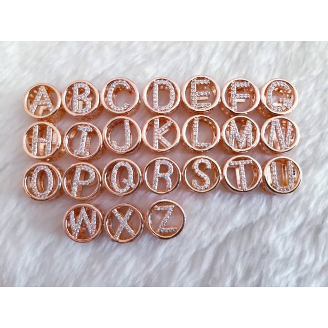 XUPING HURUF GELANG A - Z / LIONTIN HURUF / LIONTIN INISIAL / LIONTIN XUPING LAPIS EMAS