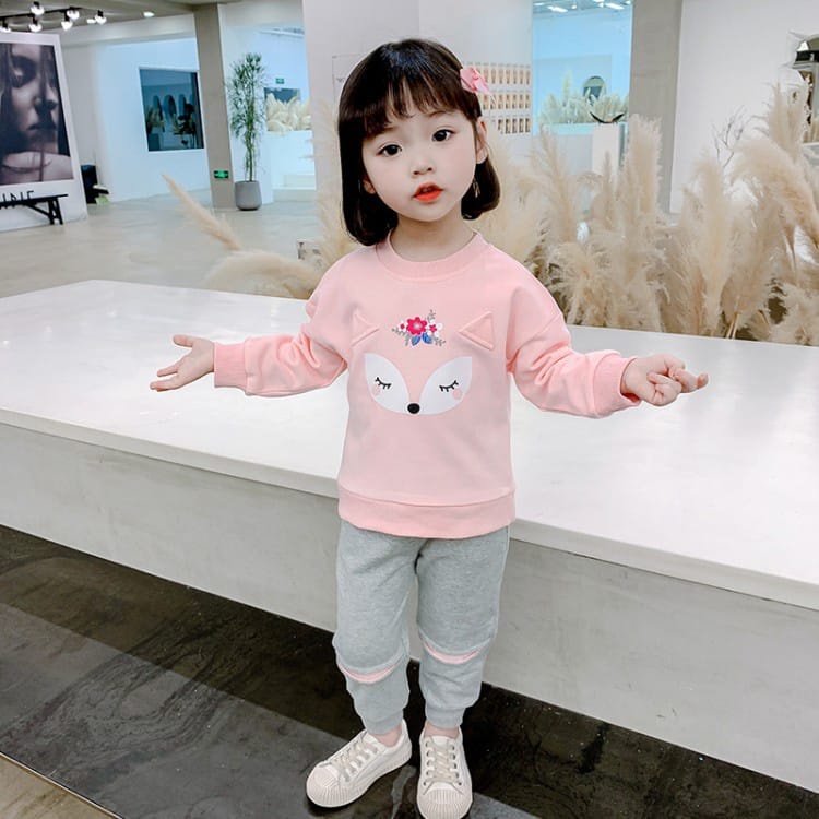 Setelan Flow Anak 1 - 6 Thn Baju Setelan Sweater Anak