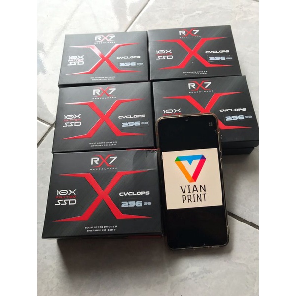 SSD 256gb Sata III RX7 ORIGINAL GARANSI 3THN