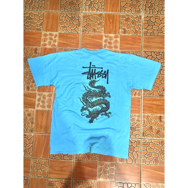 Vintage tshirt stussy dragon second thrift