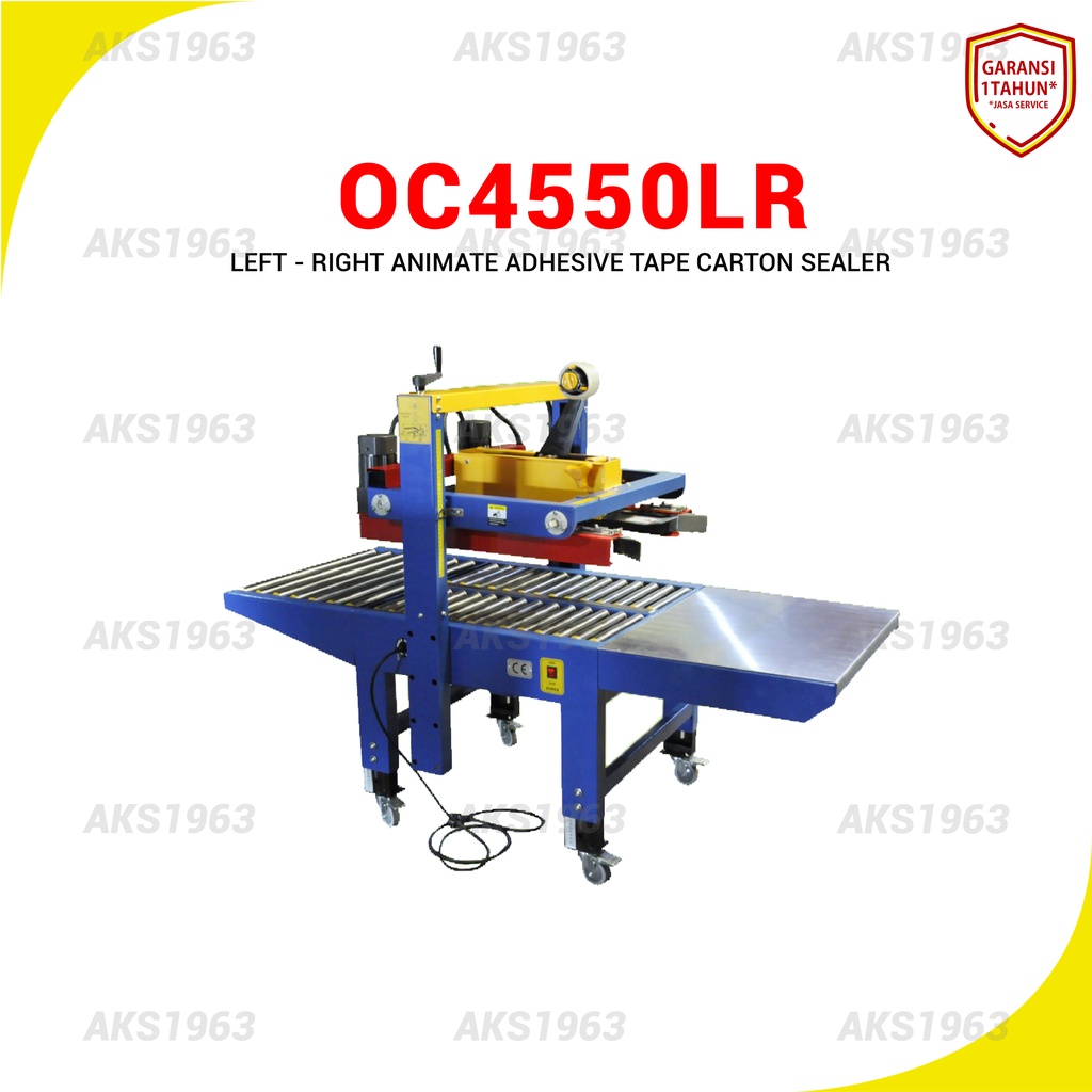 

Mesin Perekat Kardus Kiri Kanan Left Right Carton Sealer Machine 180w AKS - OC4550LR