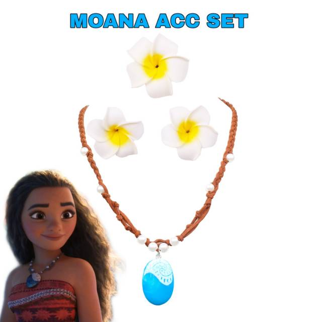 81003 DRESS MOANA /DRESS PRINCESS / KOSTUM MOANA / DRESS ANAK