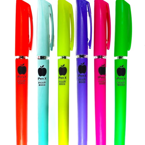 

Bolpen gel apple BAZIC ipen X / Pen gel murah 0.5 mm /pulpen gel lucu warna / pulpen gel warna