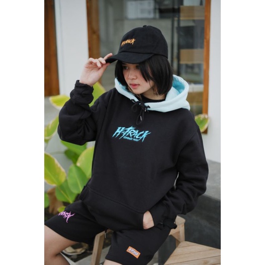 HOODIE HTRACK PETIR KOMBINASI TOSCA