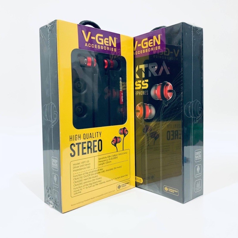 PROMO HANDSFREE VGEN VEP1-05 METAL SOUND HIRES AUDIO