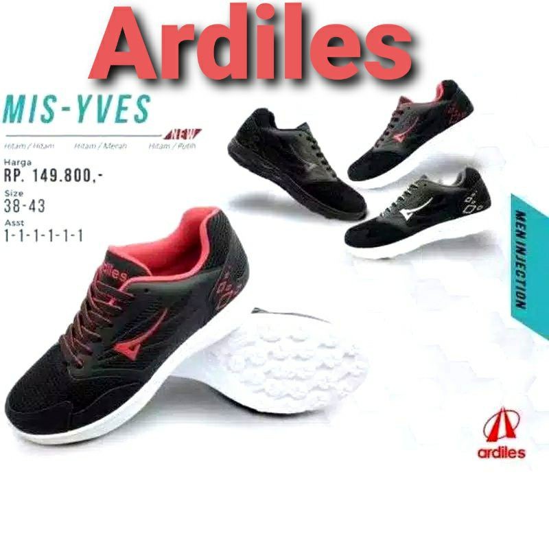 ARDILES YVES SEPATU ARDILES JAGIELKA SIZE 38 - 45 OBRAL SEPATU LARI UNISEX SEPATU RUNNING SPORT PRIA WANITA sepatu OLAHRAGA