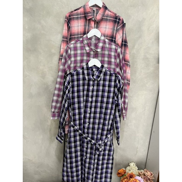 Unq plaid tunic dress