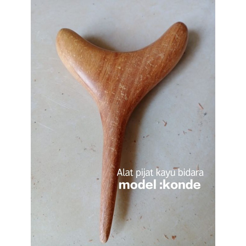 alat pijat kayu bidara asli model konde