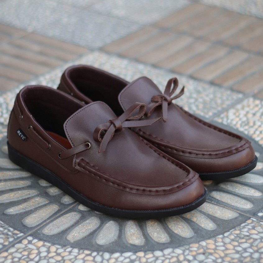 LICK BROWN |FORIND x Reyl| Sepatu Jalan Asli Vintage Klasik Casual Pria Boat Ori Original Footwear