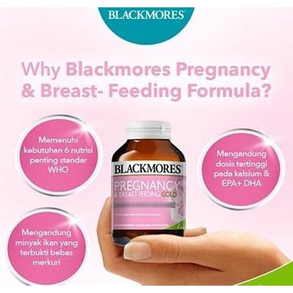 BLACKMORES Pregnancy BreastFeeding Gold Vitamin Ibu Hamil Ibu Menyusui Vitamin Blackmores Ibu Hamil 