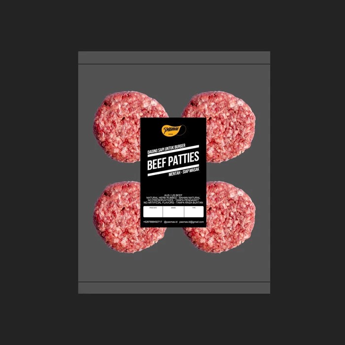 

Daging Sapi / Beef Patty Grade B utk Burger