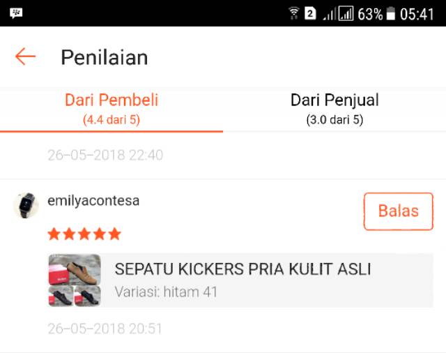 SEPATU KICKERS PRIA KULIT ASLI