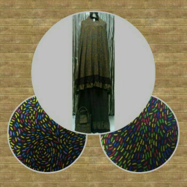 Mukena spandex sutra ”gerimis&quot;